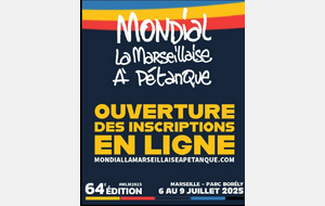 Mondial la Marseillaise à pétanque 6 au 9 juillet 