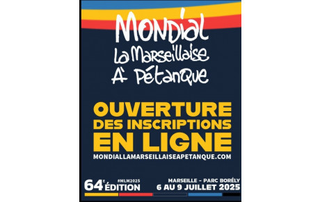 Mondial la Marseillaise à pétanque 6 au 9 juillet 